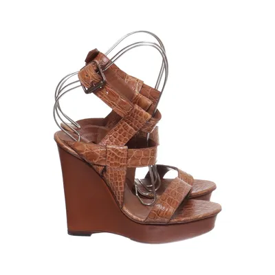 Wedges (Brown) from Bottega Veneta Leather