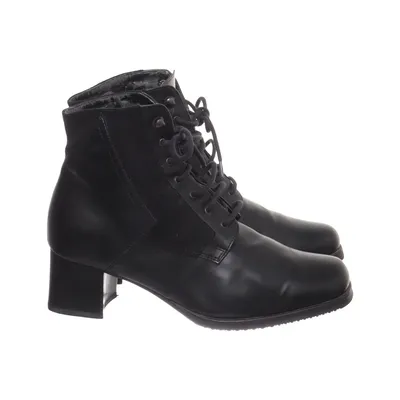 Heeled boots (Black) from Luftpolster