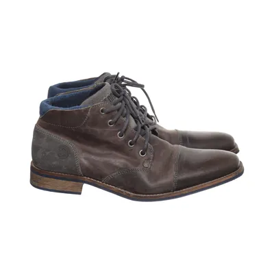 Bottes à lacets (Marron, Gris) de Akira