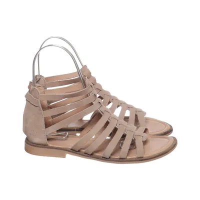 Sandales gladiateur (Beige) de Clic Cuir