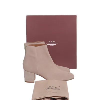Ankle boots (Pink) from ATP Atelier Leather