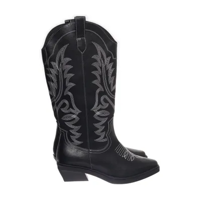 Bottes de cow-boy (Noir) de ASOS Design