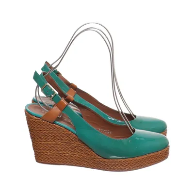 Wedges (Green, Brown) from Bruno Premi Leather