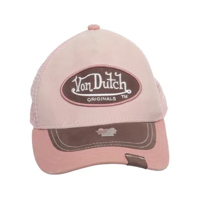 Casquette de camionneur (Rose, Marron) de Von Dutch Polyester