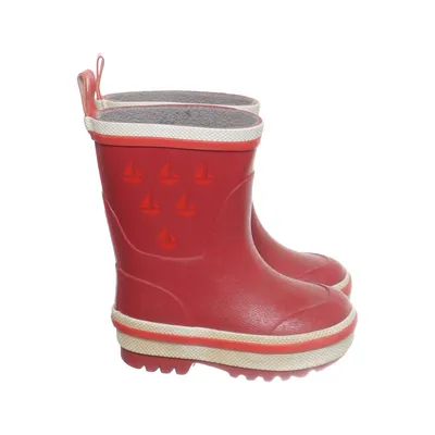 Bottines en caoutchouc (Rouge) de Råå Design