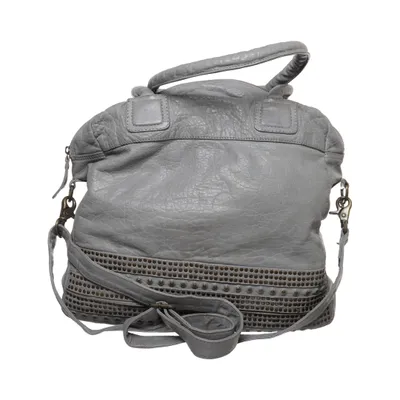 Shoulder-bag (Gray) from Depeche Leather