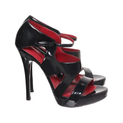 Sandales à talons hauts (Noir) de Cesare Paciotti Cuir