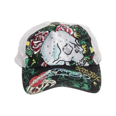 Trucker cap (Black, Multicolored) from Ed Hardy Cotton, Polyester