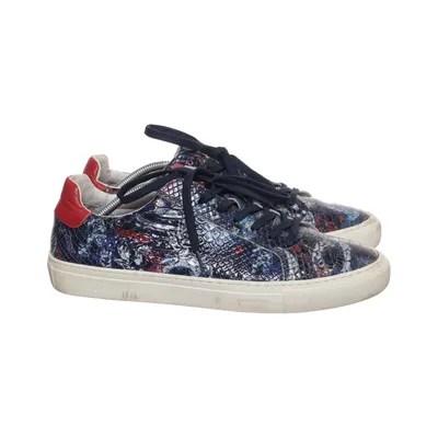 Sneakers (Blue, Multicolored) from Philippe Model Leather