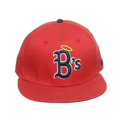Baseballkeps (Röd, Flerfärgad) från Beastin Bomull