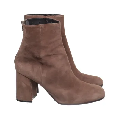 Bottes à talons (Marron) de Alisha Cuir