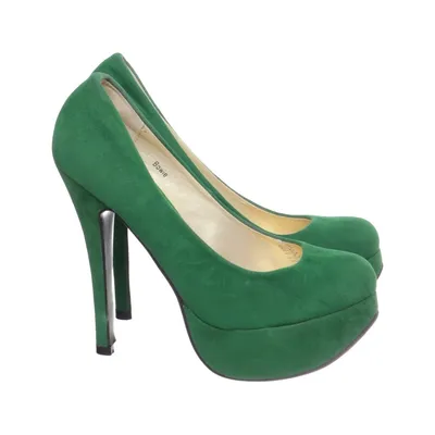 Escarpins (Vert) de Sugarfree Shoes Cuir