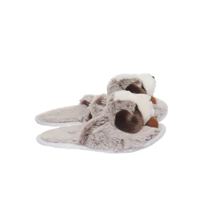 Tofflor (Beige, Brun, Vit)