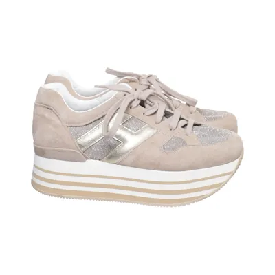 Sneakers (Beige, Wit, Goud) van Hogan