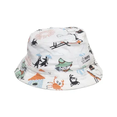 Buckethatt (Vit, Flerfärgad) från Moomin