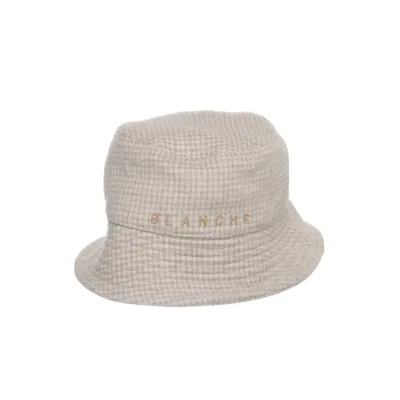 Buckethatt (Beige) från Blanche Polyester, Ull