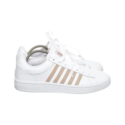 Sneakers (White, Brown) from K-Swiss Leather