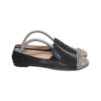Ballerines (Noir, Argent) de Casadei Cuir