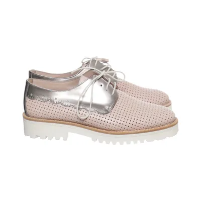 Derby schoenen (Roze, Zilver) van Pertini