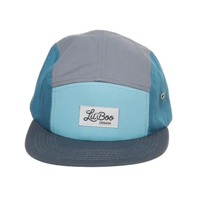 Casquette (Block Blue 5) de Lil' Boo Coton