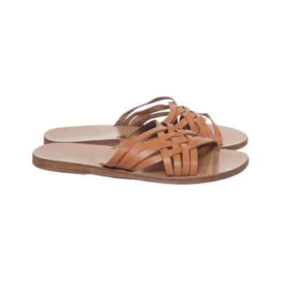 Pantoletten (Braun) von Ancient Greek Sandals