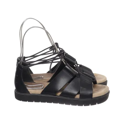 Sandalen (Zwart) van Monki Leer