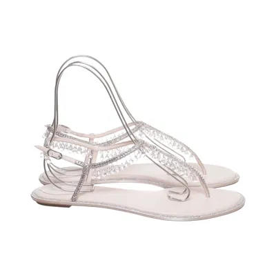 Sandaler (Rosa, Silverfärgad) från Rene Caovilla Skinn