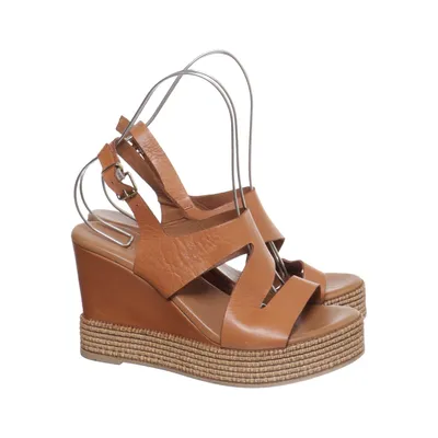 Wedges (Brown) from Inuovo Leather