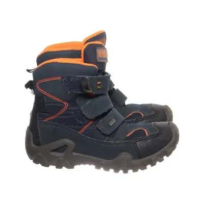 Hiking boots (Blue, Orange, Black) from Flexible