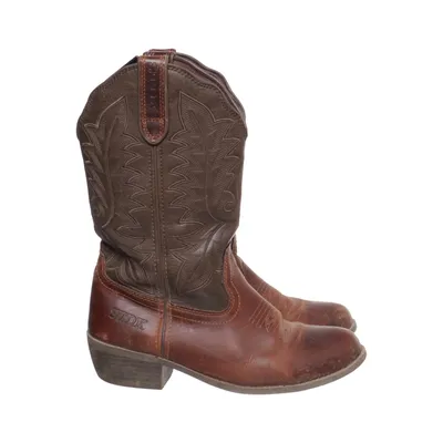 Bottes de cow-boy (Marron) de TDK Cuir