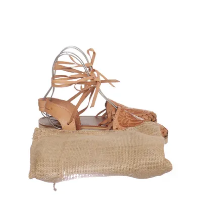 Sandals (Morelia - Natural) from Miss L-Fire Leather