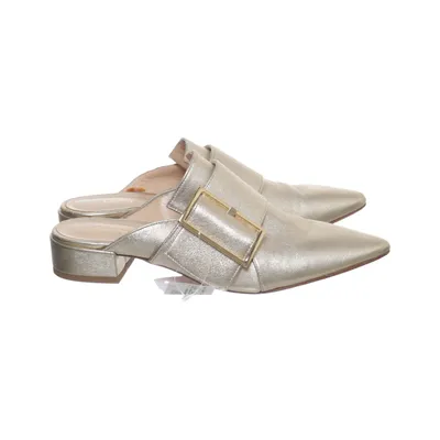 Mules (Gold) von Angela C Leder