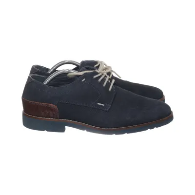 Derby shoes (Blue, Brown) from AM Shoe Company Leather