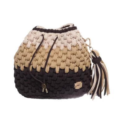 Handbag (Brown, Beige, Multicolored) from Dalia