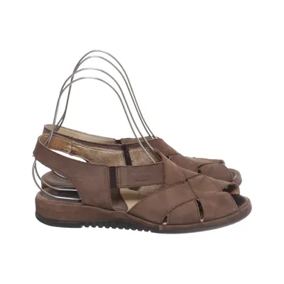 Sandales (Marron) de Sanita Cuir