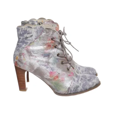 Heeled boots (Silver, Multicolored) from Laura Vita Leather