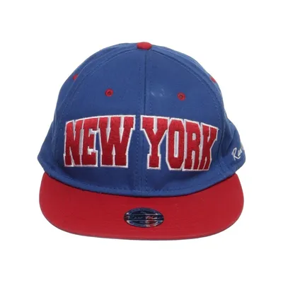 Baseball-Mütze (Blau, Rot) von Raw Blue Baumwolle