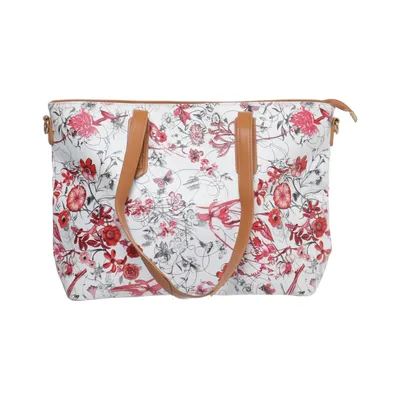 Shoulder-bag (White, Red, Multicolored)