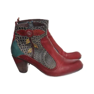 Stiefeletten (Rot, Blau, Mehrfarbig) von Laura Vita Leder