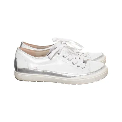 Baskets (Blanc, Argent) de Caprice Cuir