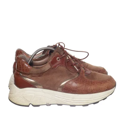 Sneakers (Brun) från Dasia Skinn, Mocka
