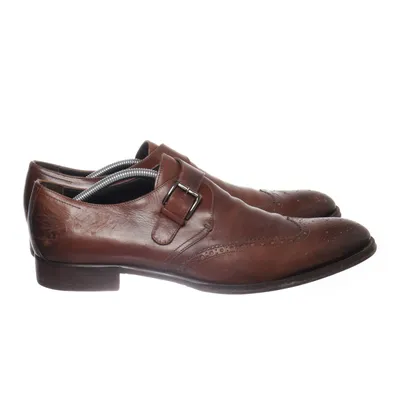 Monk strap shoes (Brown) from Russell & Bromley Leather