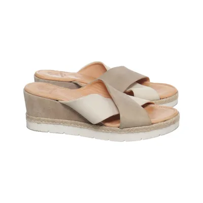 Espadrilles (Beige, Gris) de Werner Cuir