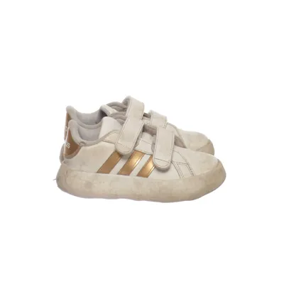 Gymnastiksko (Hvid, Guld) fra Adidas
