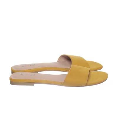 Mules (Jaune) de Pink Pearl Suédine
