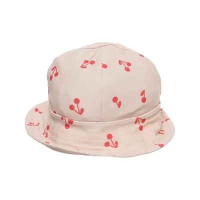 Bucket hat (Beige, Red) from Liewood Elastane, Recycled polyester