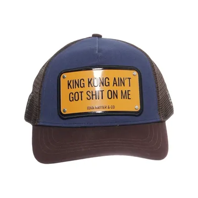 Trucker cap (King Kong Ain't Got Shit On Me) fra John Hatter & Co Bomuld, Polyester