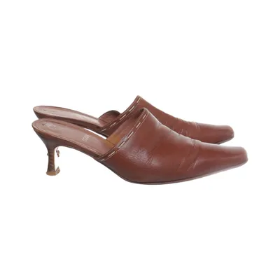 Mules (Brown) from Lodi Leather