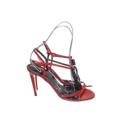 High heel sandals (Red, Black) from Antonello Serio