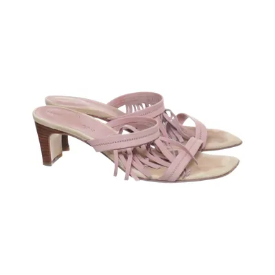 Mules (Rose) de Jaime Mascaro Cuir